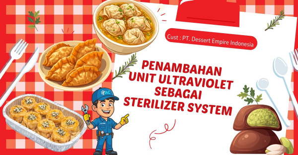 PENAMBAHAN UNIT ULTRAVIOLET SEBAGAI STERILIZER SYSTEM DI INDUTRI MAKANAN BEKU
